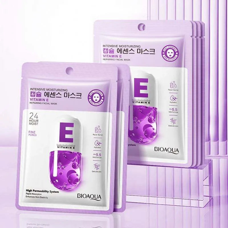 Bioaqua Vitamin E Repairing Facial Mask – Hydration & Skin Repair - Buy Online in Pakistan at Cosmia.pk