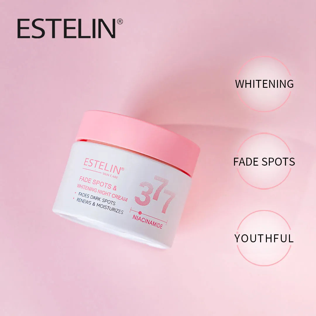 Estelin Niacinamide Fade Spots and Whitening Night Cream - 50g - Buy Online in Pakistan at Cosmia.pk