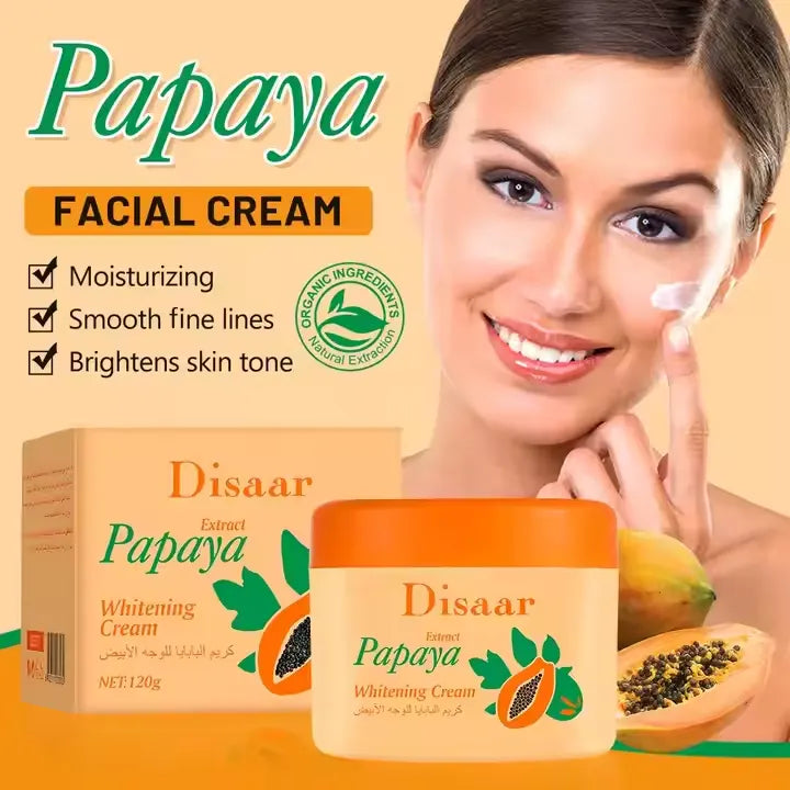 Disaar Papaya Extract Whitening Cream - 120g - Buy Online in Pakistan at Cosmia.pk