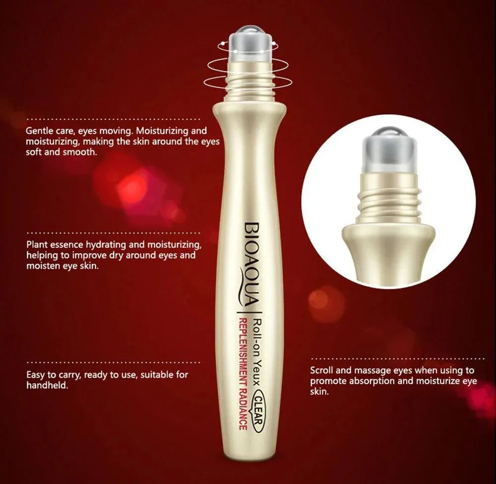 BIOAQUA Ball Rolling Eye Cream Anti-Wrinkle - Buy Online in Pakistan at Cosmia.pk