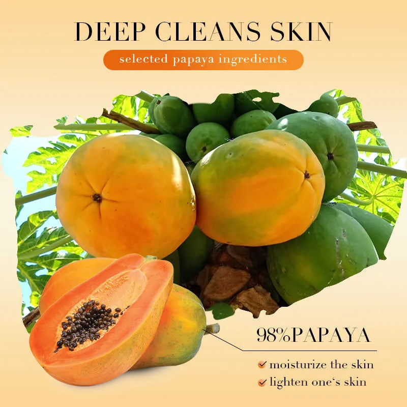 BIOAQUA Papaya Plant Extract Vitamin C Shower Gel - 180ml - Buy Online in Pakistan at Cosmia.pk