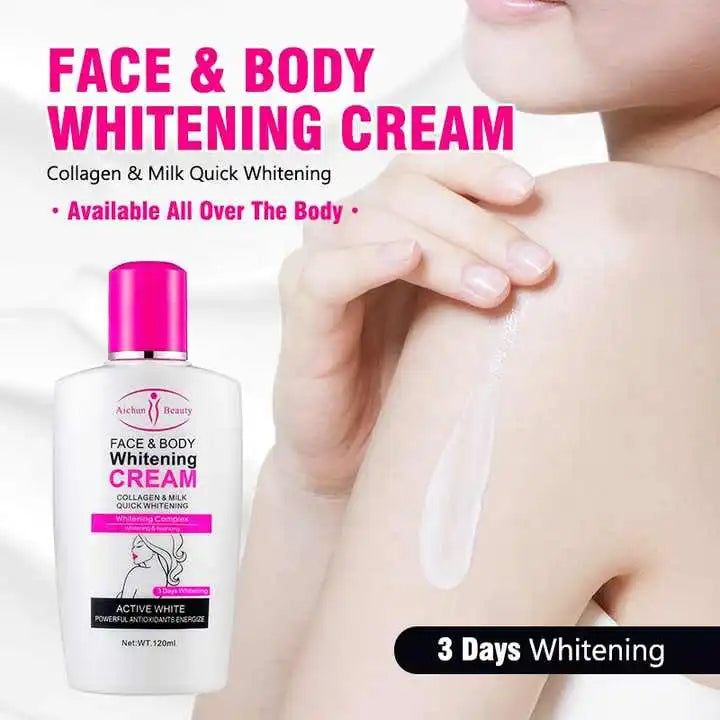 AICHUN BEAUTY Face &Body Whitening Cream - 120ml - Buy Online in Pakistan at Cosmia.pk