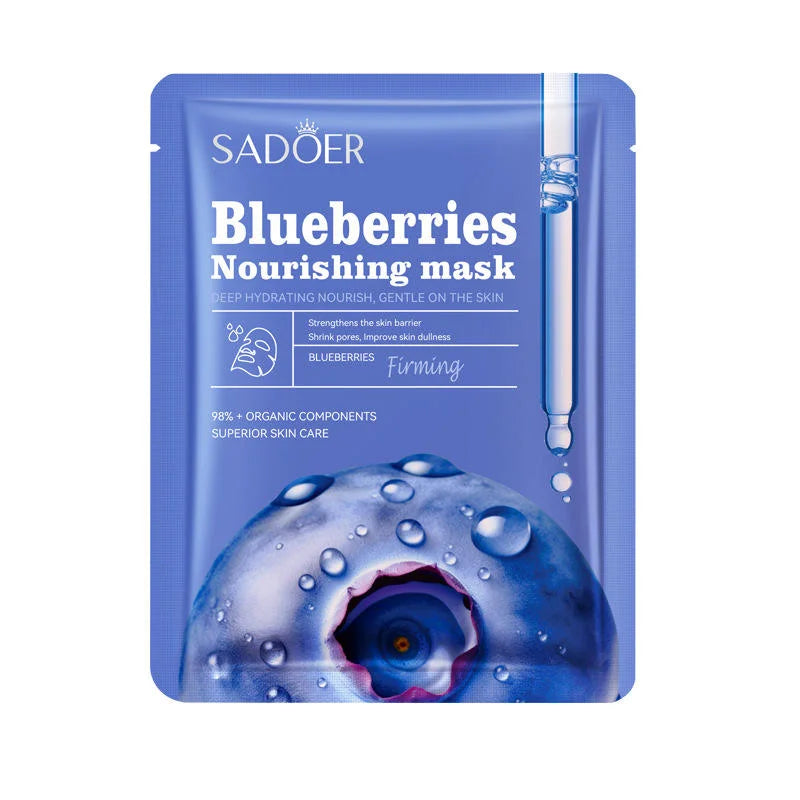 Sadoer - Blueberries Nourishing Facial Sheet Mask - 25g - Buy Online in Pakistan at Cosmia.pk