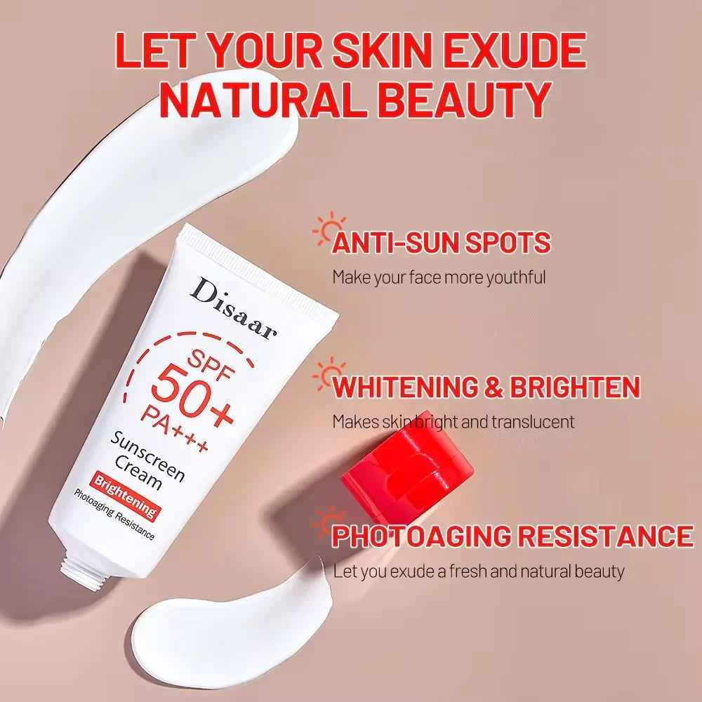 Disaar Retinol And Lemon Extract Sunscreen Cream SPF50+ PA+++ - 50g - Buy Online in Pakistan at Cosmia.pk