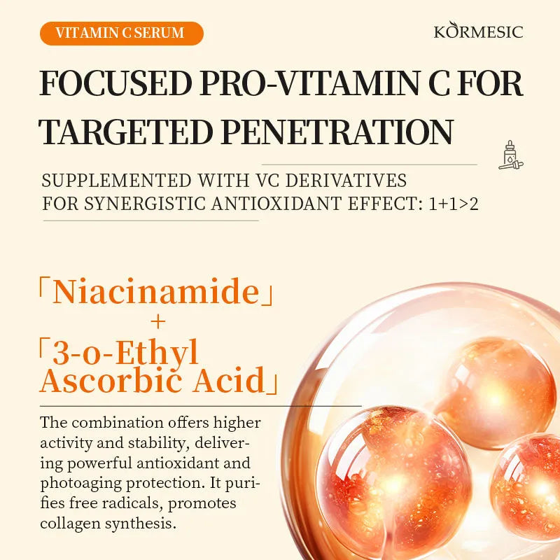 Kormesic Vitamin C Serum – 30 ml - Buy Online in Pakistan at Cosmia.pk
