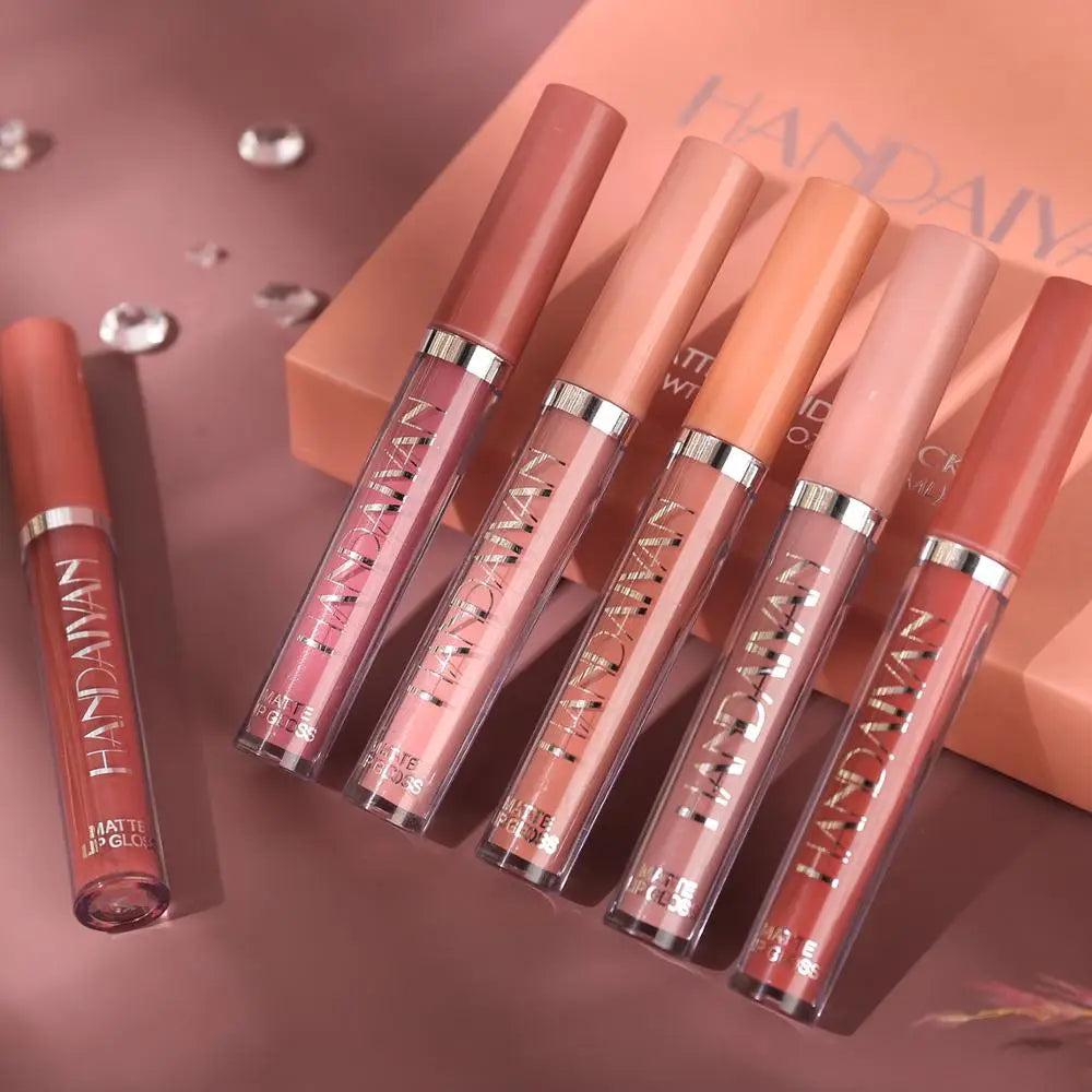 Handaiyan 6-Piece Matte Liquid Lipstick Multicolour - Buy Online in Pakistan at Cosmia.pk