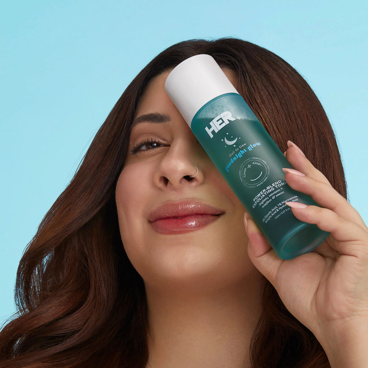 HER Beauty goodnight glow Power Blend Exfoliating Tonic - 120ml - Buy Online in Pakistan at Cosmia.pk