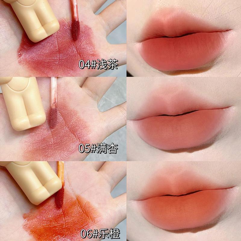 HERORANGE 3 Pcs Keychain Style Long Lasting Cute Bear Matte Lip Gloss - Buy Online in Pakistan at Cosmia.pk