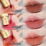 HERORANGE 3 Pcs Keychain Style Long Lasting Cute Bear Matte Lip Gloss - Buy Online in Pakistan at Cosmia.pk