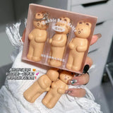 HERORANGE 3 Pcs Keychain Style Long Lasting Cute Bear Matte Lip Gloss - Buy Online in Pakistan at Cosmia.pk