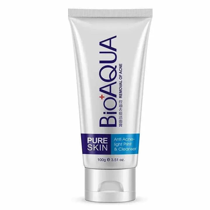 BIOAQUA Acne Treatment Facial Cleanser - 100g - Buy Online in Pakistan at Cosmia.pk