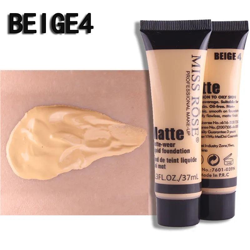 Miss Rose Full Coverage Matte Foundation - 37ml - Buy Online in Pakistan at Cosmia.pk