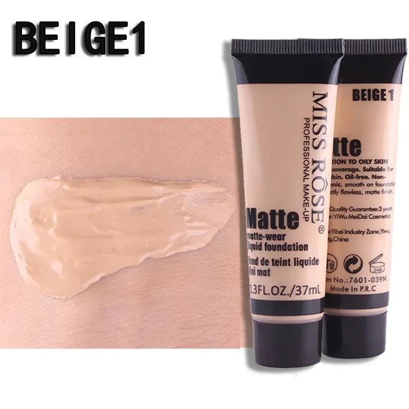 Miss Rose Full Coverage Matte Foundation - 37ml - Buy Online in Pakistan at Cosmia.pk
