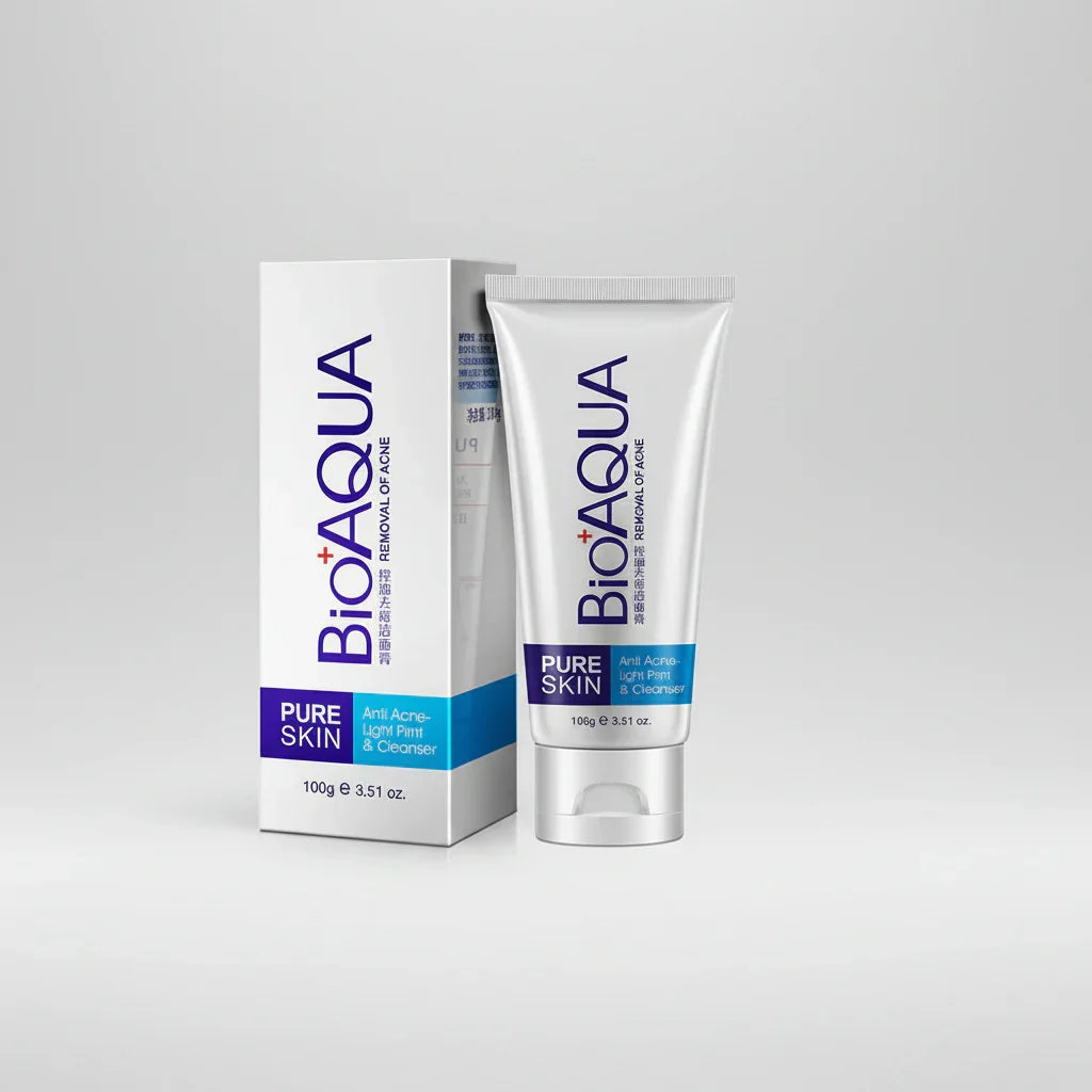 BIOAQUA Acne Treatment Facial Cleanser - 100g - Buy Online in Pakistan at Cosmia.pk