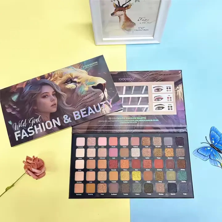 IGOODCO Wild Girl Fashion & Beauty Eyeshadow Palette – 50 Color Eyeshadow Palette - Buy Online in Pakistan at Cosmia.pk