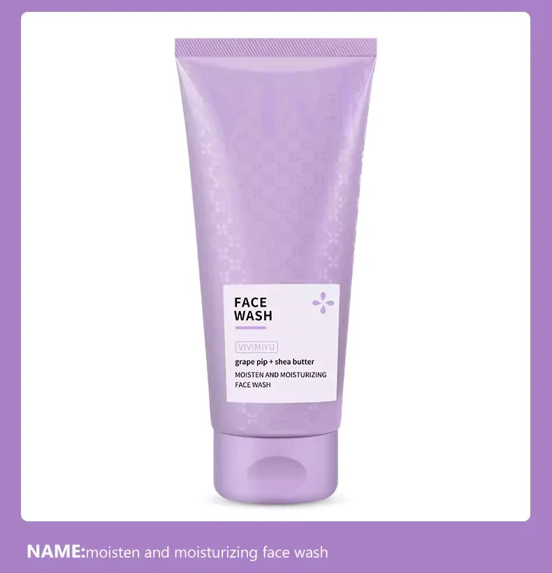 Vivimiyu Grape Seed + Shea Butter Facial Cleanser - 180g - Buy Online in Pakistan at Cosmia.pk