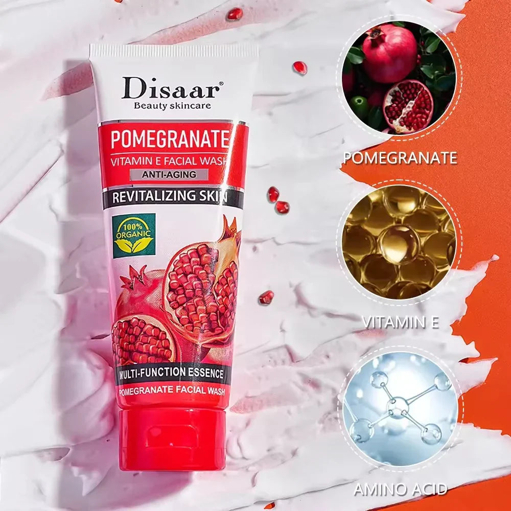 Disaar Pomegranate Vitamin E Deep Clean & Clear Face Wash - 100g - Buy Online in Pakistan at Cosmia.pk