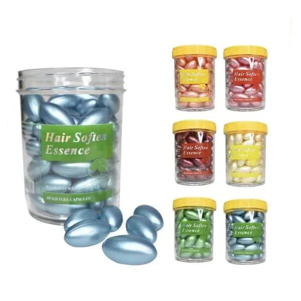 60 Pcs Hair Oil Capsule Soft Gel with Vitamin E - Buy Online in Pakistan at Cosmia.pk