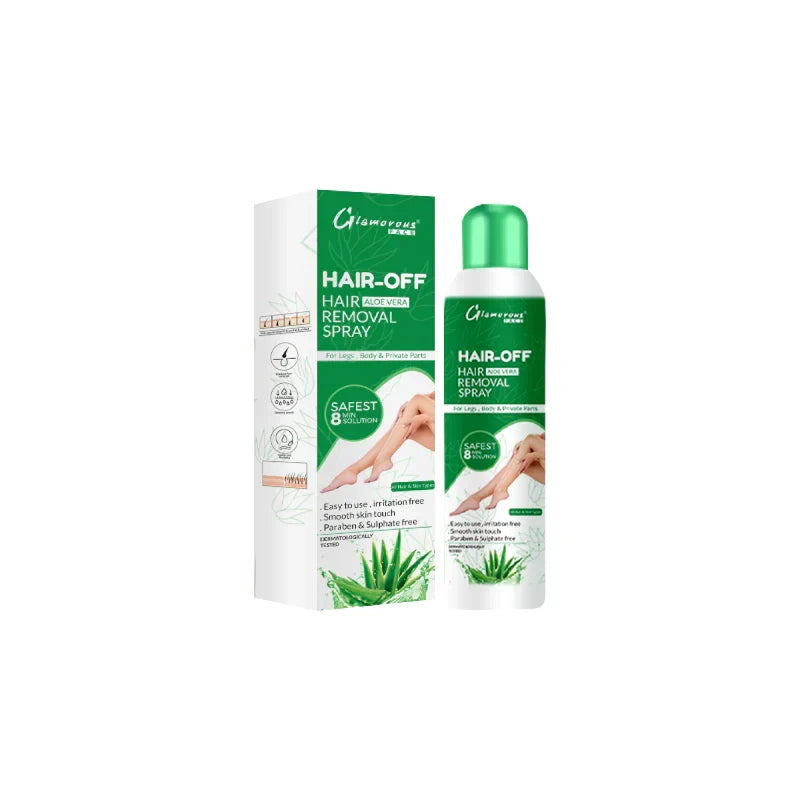Glamorous Face Hair Off Hair Removal Spray 100Ml - Buy Online in Pakistan at Cosmia.pk