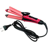 Kemei 2 in 1 Hair Straightener and Curling Iron Clipper Wand - Buy Online in Pakistan at Cosmia.pk