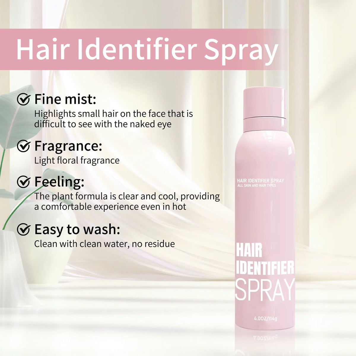 Hair Identifier Spray Set For Face Shaving - 100ml - Buy Online in Pakistan at Cosmia.pk