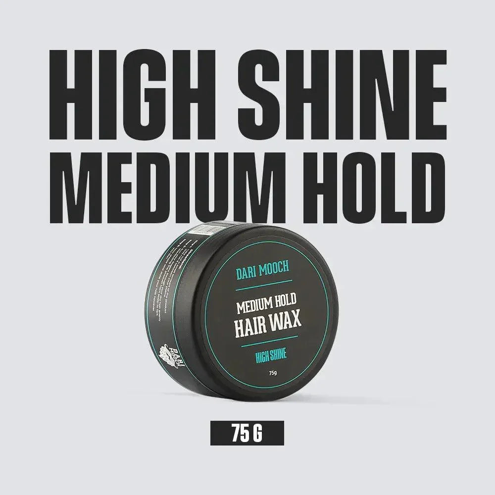 Dari Mooch Medium Hold Hair Wax High Shine 75g - Buy Online in Pakistan at Cosmia.pk