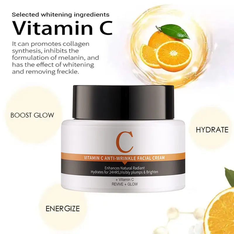 KORMESIC Vitamin C Anti-Wrinkle Facial Cream - 50g - Buy Online in Pakistan at Cosmia.pk