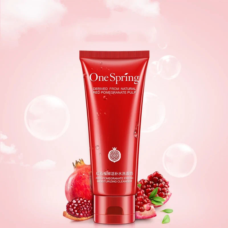 ONE SPRING Red Pomegranate Fresh Moisturizing Cleanser – 100g - Buy Online in Pakistan at Cosmia.pk