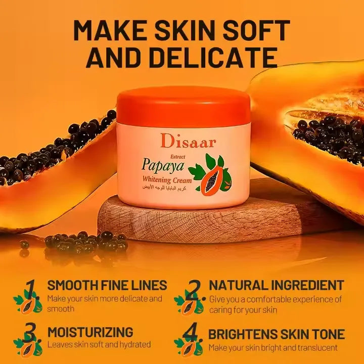 Disaar Papaya Extract Whitening Cream - 120g - Buy Online in Pakistan at Cosmia.pk