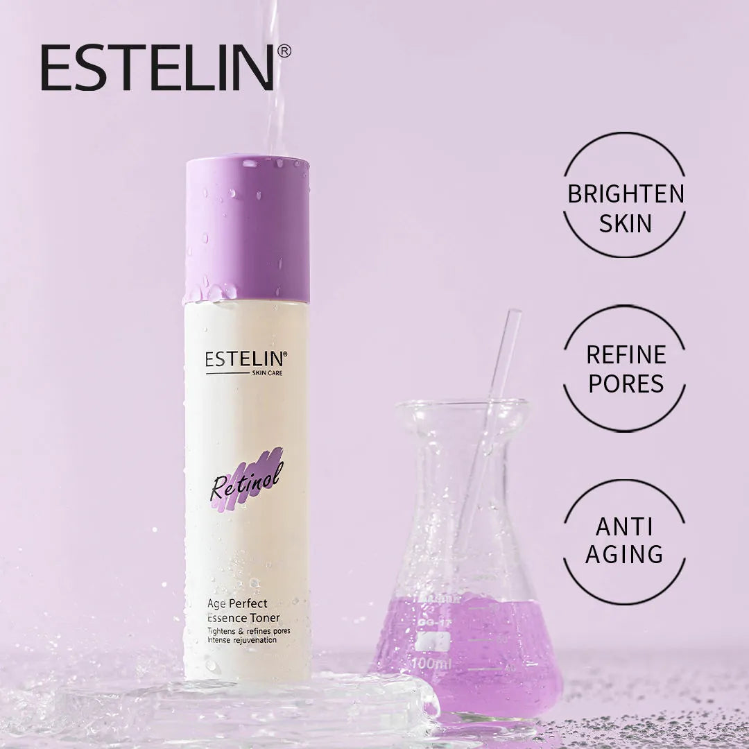 Estelin - Retinol Age Perfect Essence Toner - 100ml - Buy Online in Pakistan at Cosmia.pk