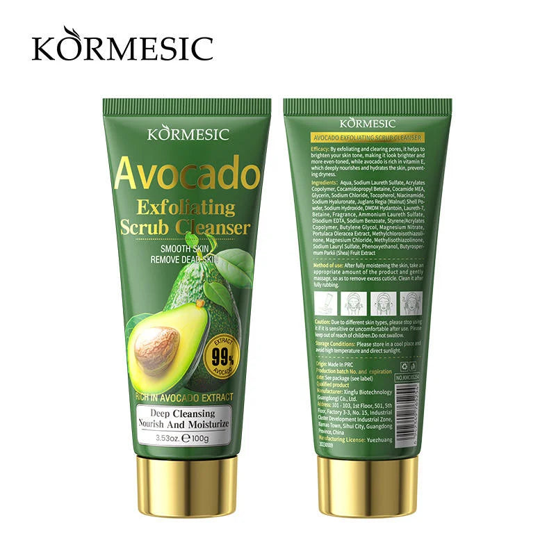 KORMESIC Avocado Exfoliating Scrub Facial Cleanser - 100g - Buy Online in Pakistan at Cosmia.pk