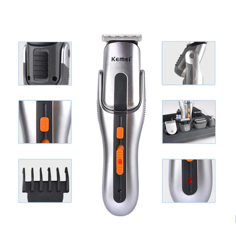 Kemei KM-680A 8 in 1 Grooming Kit (Original ) - Buy Online in Pakistan at Cosmia.pk