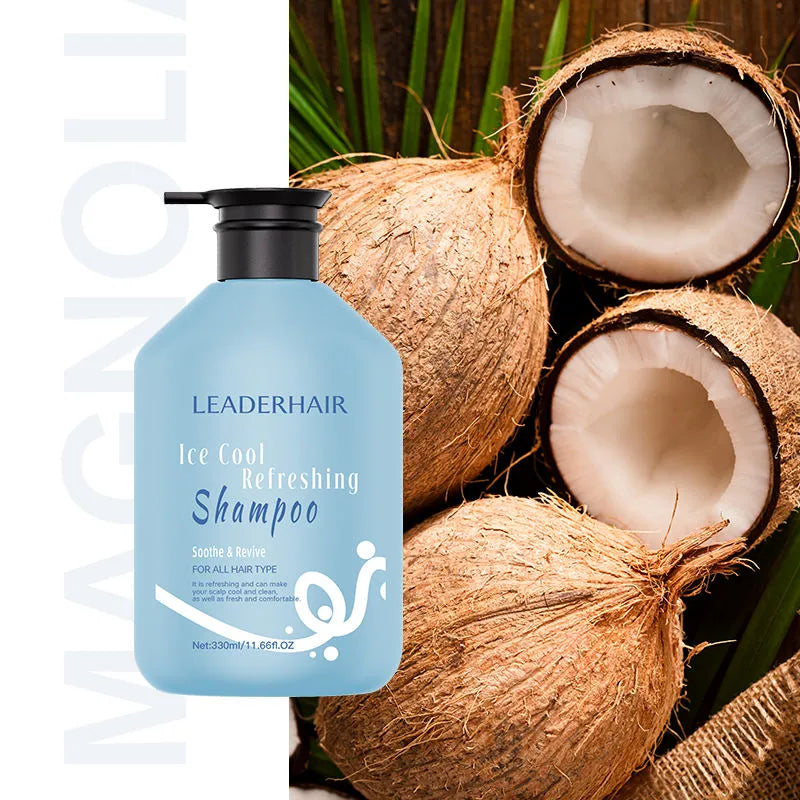 LEADERHAIR Refreshing Cool Care Shampoo - 330ml - Buy Online in Pakistan at Cosmia.pk