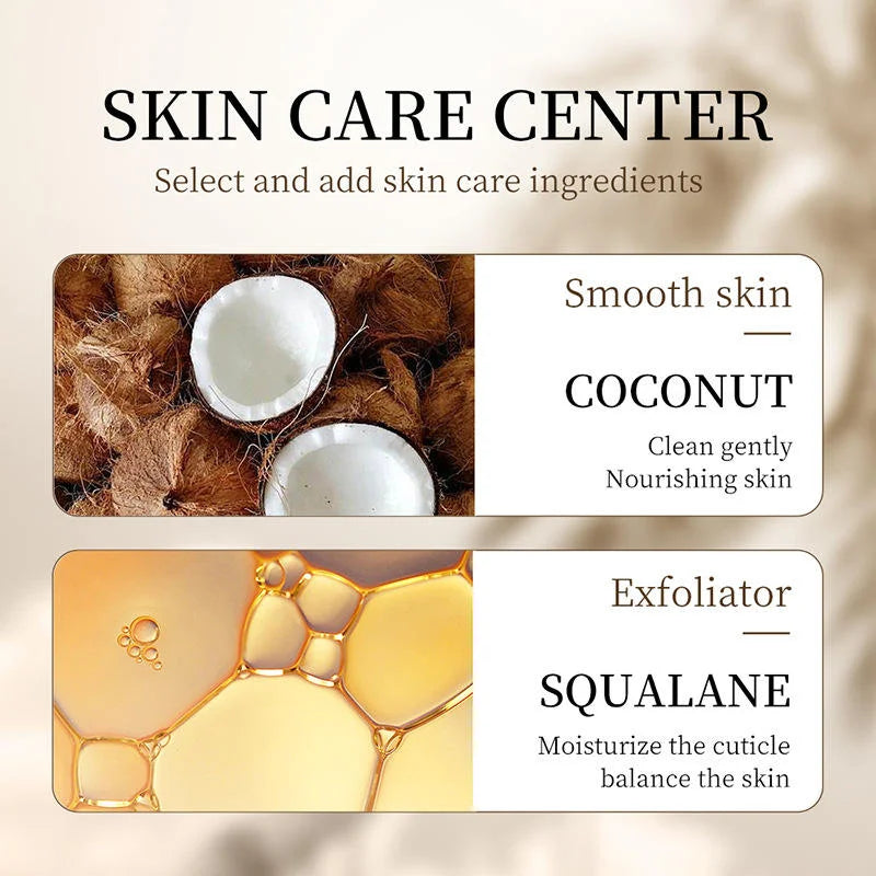 SADOER Nourishing Coconut Oil Mites & Acne Removal Shower Gel 500ml - Buy Online in Pakistan at Cosmia.pk