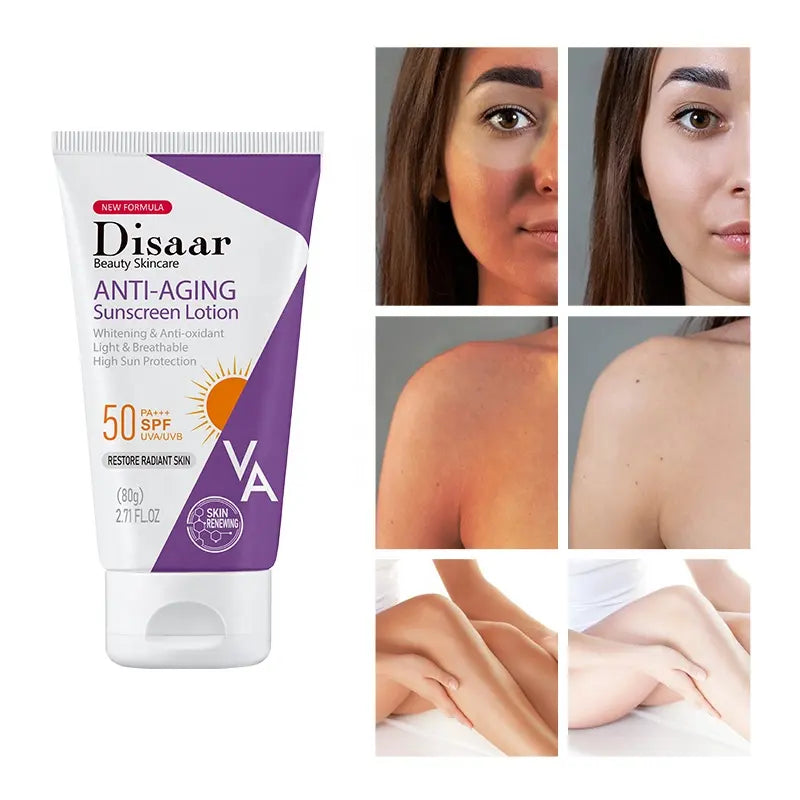 Disaar Anti-Aging Sunscreen Lotion SPF 50 UV Protection – 80g - Buy Online in Pakistan at Cosmia.pk