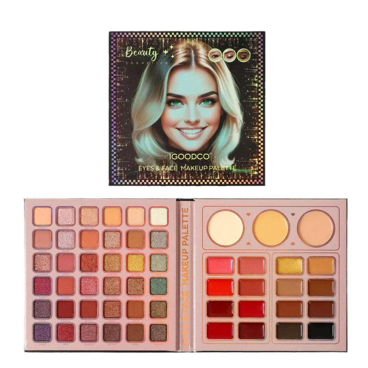 IGOODCO 55-Color  Eyeshadow Palette - Buy Online in Pakistan at Cosmia.pk