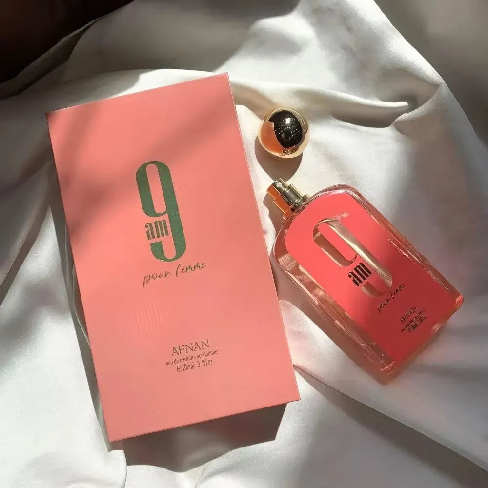 Afnan 9 AM Pour Femme Eau de Parfum (3.4 oz / 100ml) - Buy Online in Pakistan at Cosmia.pk