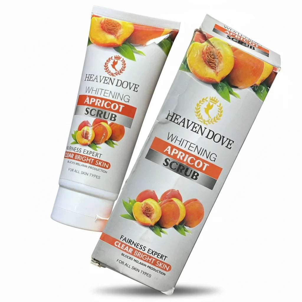 Heaven Dove Whitening Apricot Scrub - Buy Online in Pakistan at Cosmia.pk