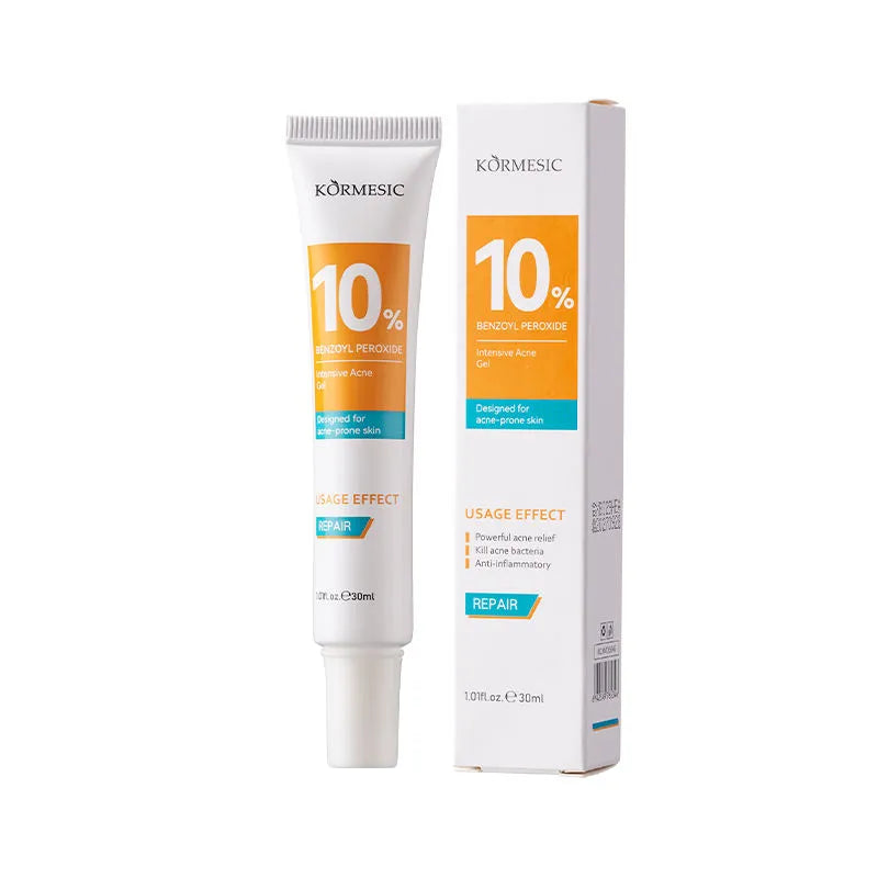Kormesic 10% Benzoyl Peroxide Acne Gel - 30ml - Buy Online in Pakistan at Cosmia.pk