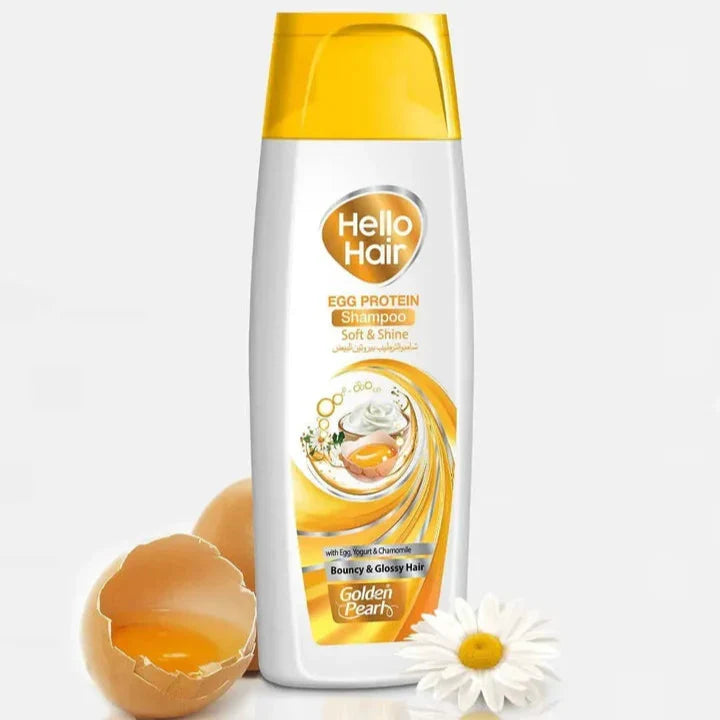 Golden Pearl Hello Hair - Egg Protein Shampoo - Buy Online in Pakistan at Cosmia.pk