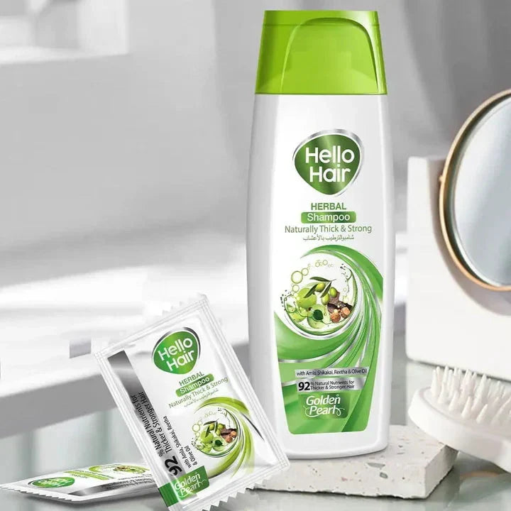 Golden Pearl Hello Hair - Herbal Shampoo - Buy Online in Pakistan at Cosmia.pk
