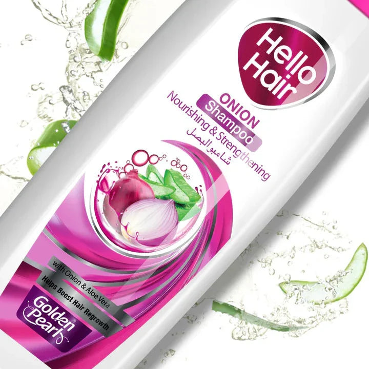Golden Pearl Hello Hair - Onion Shampoo - Buy Online in Pakistan at Cosmia.pk