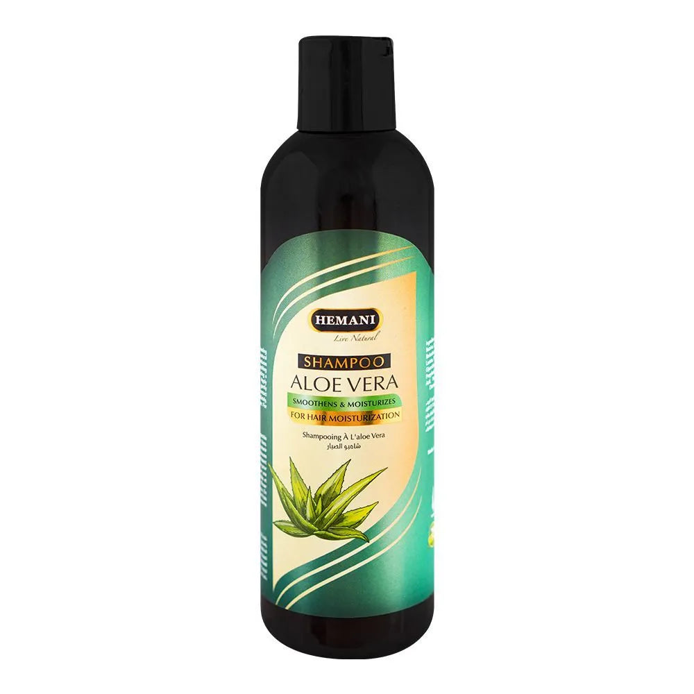 Hemani Aloe Vera Shampoo, For Hair Moisturization - 350ml - Buy Online in Pakistan at Cosmia.pk