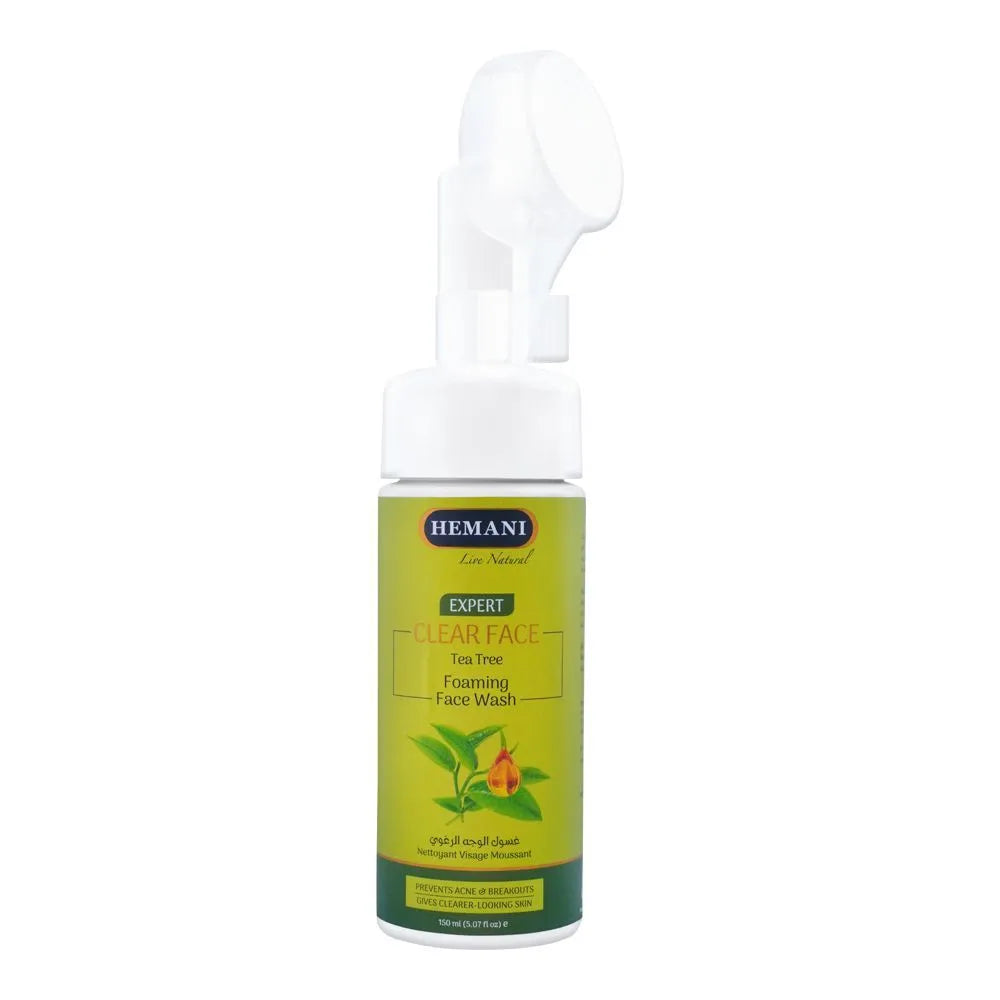 Hemani Expert Clear Face Tea Tree Foaming Face Wash - 150ml - Buy Online in Pakistan at Cosmia.pk