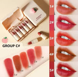 HengFang 5Pcs Long Lasting Moiturizing Matte Mini Lipistick Set - Buy Online in Pakistan at Cosmia.pk