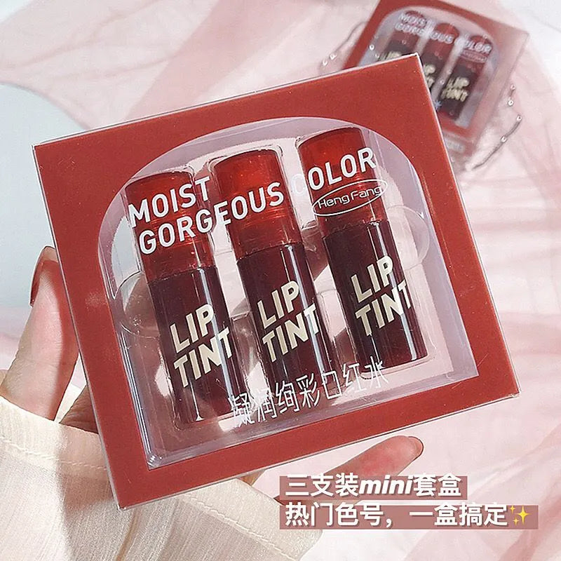 Heng Fang Lip Tint Moist Gorgeous Color Lipstick 3 Pcs Set - Buy Online in Pakistan at Cosmia.pk