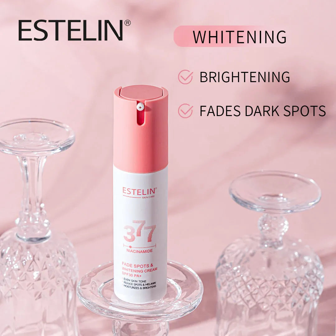 Estelin Niacinamide Fade Spots Whitening Cream Spf 30 PA+++ - 60g - Buy Online in Pakistan at Cosmia.pk