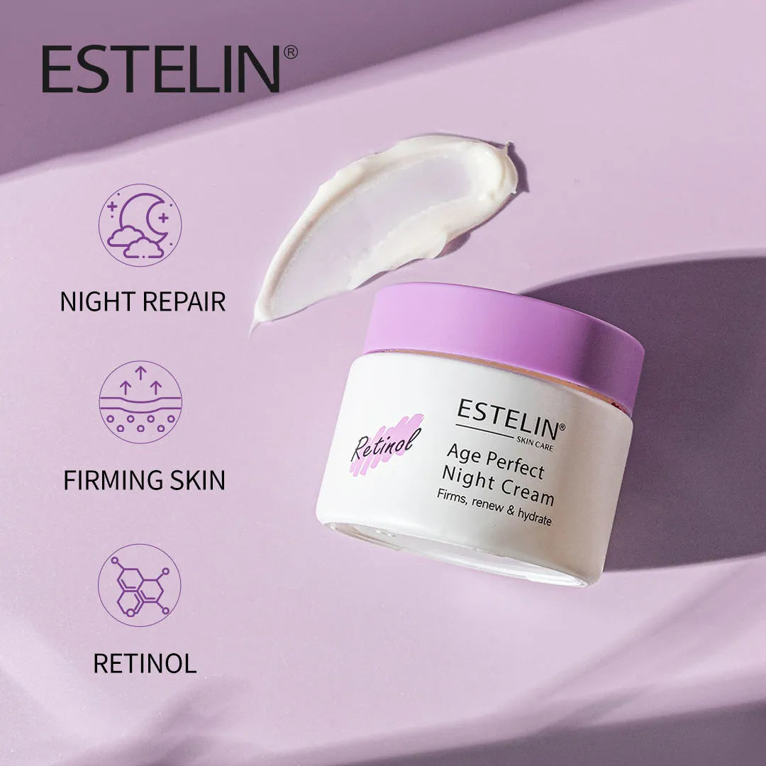 ESTELIN Retinol Age Perfect Night Cream for Face - 50ml - Buy Online in Pakistan at Cosmia.pk