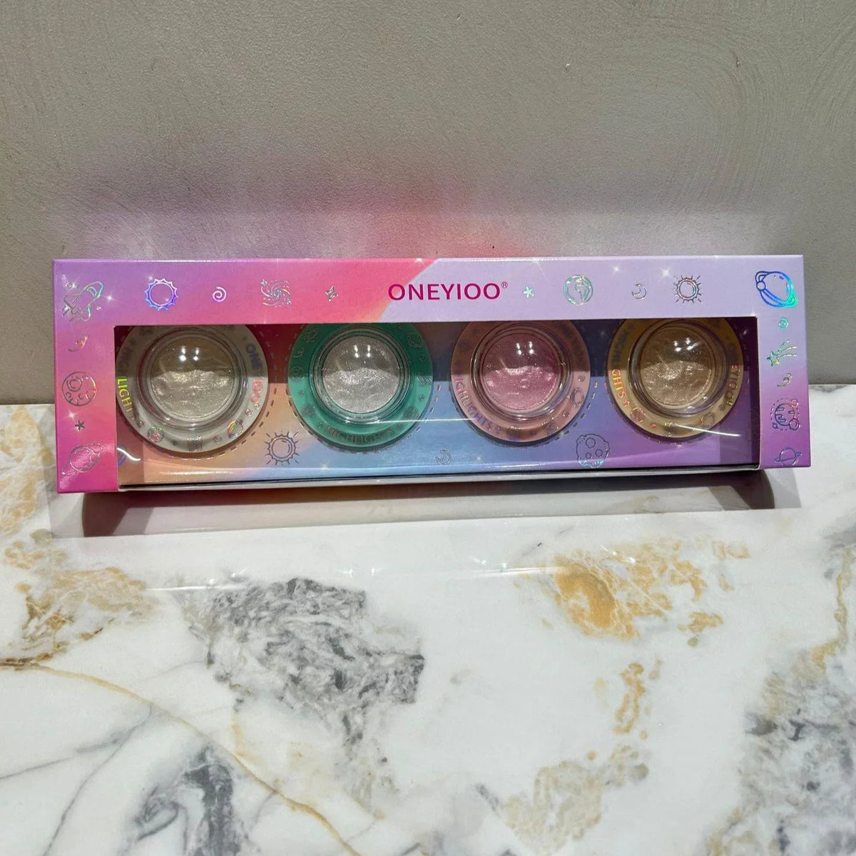 Oneyioo 4 color highlighter set - Buy Online in Pakistan at Cosmia.pk