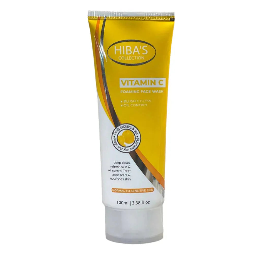 Hiba's Collection Face wash Vitamin C - 100 ml - Buy Online in Pakistan at Cosmia.pk